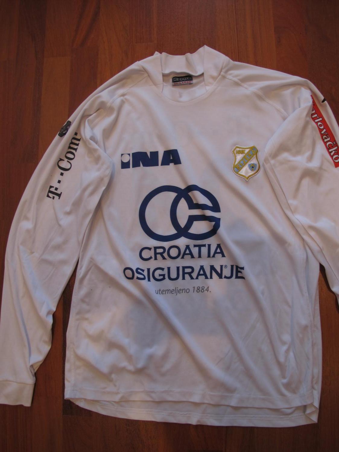 maillot de hnk rijeka domicile 2005 rétro