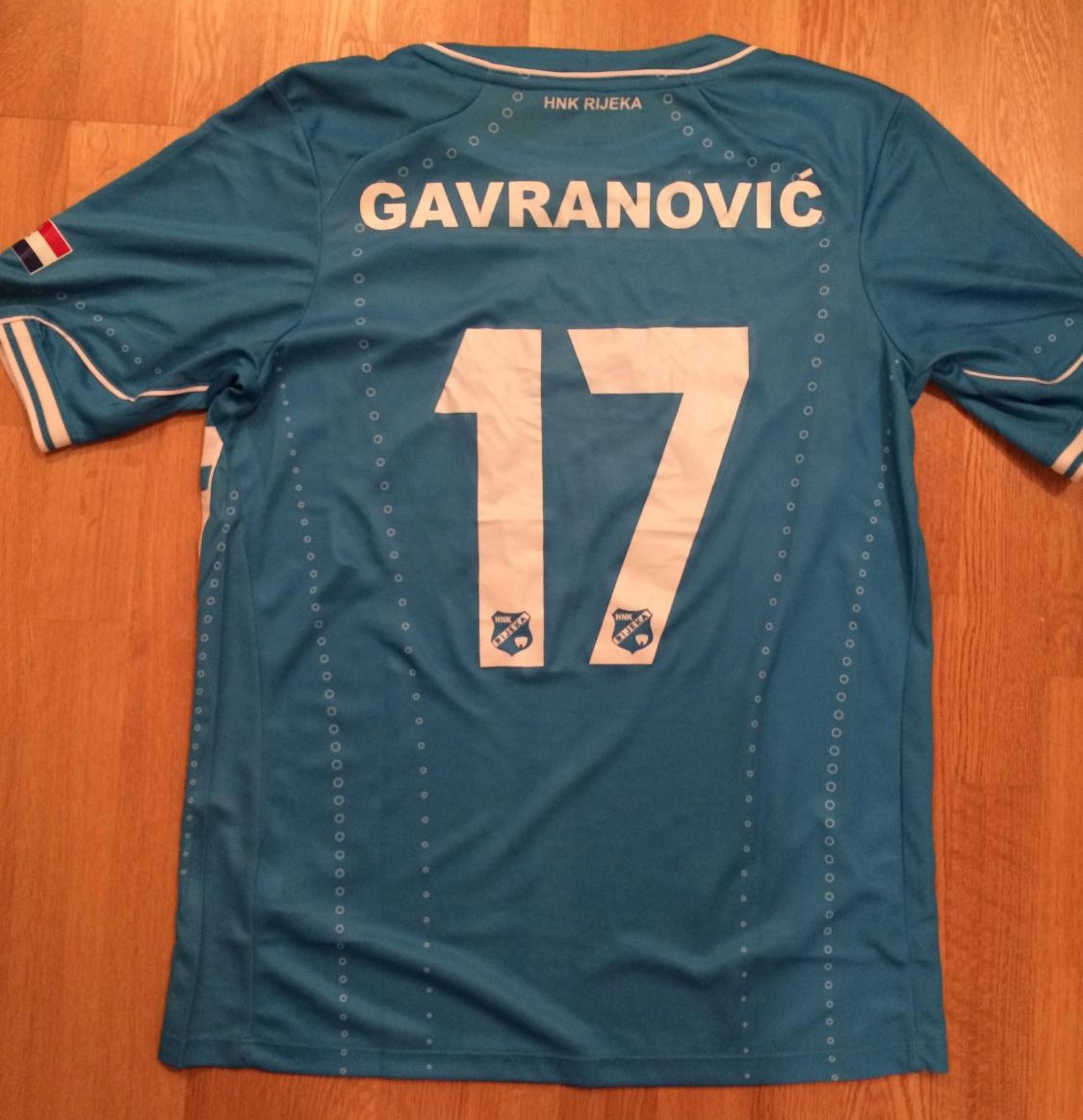 maillot de hnk rijeka exterieur 2016-2017 rétro