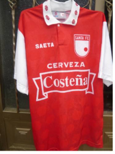 maillot de independiente santa fe domicile 1996 rétro