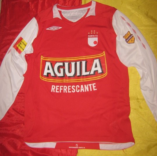 maillot de independiente santa fe domicile 2009-2010 rétro