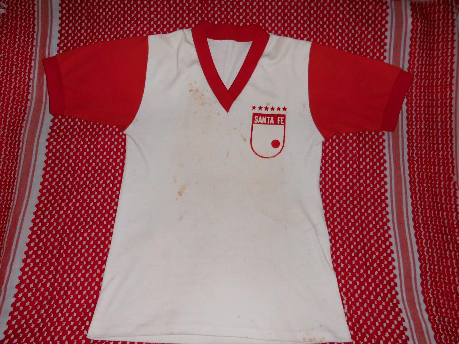 maillot de independiente santa fe exterieur 1983 rétro