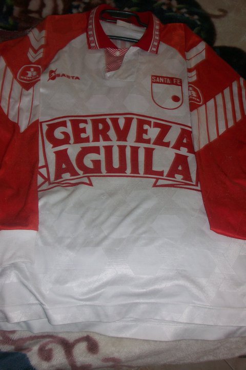 maillot de independiente santa fe exterieur 1995 rétro