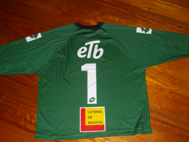 maillot de independiente santa fe gardien 2005-2008 rétro