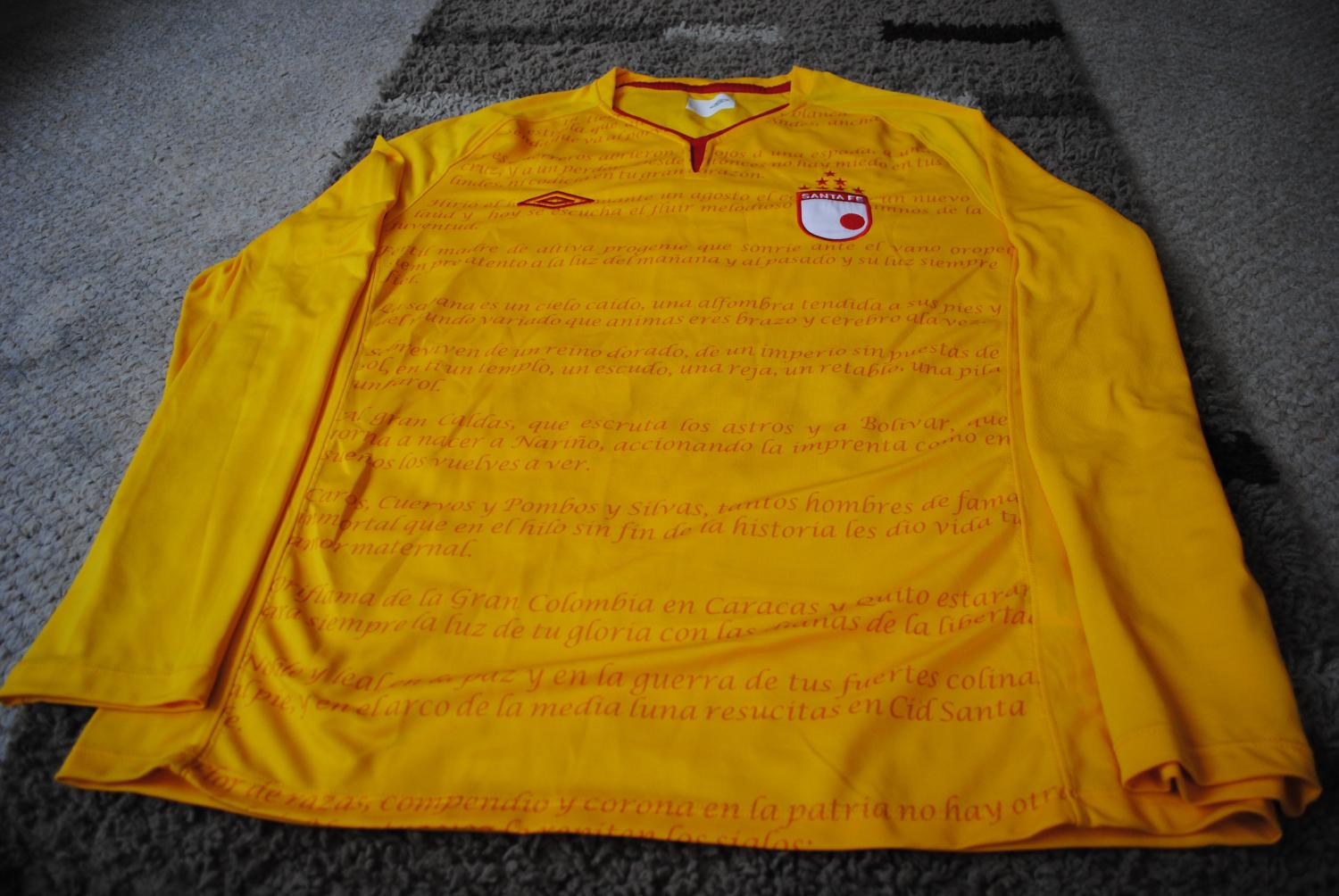 maillot de independiente santa fe particulier 2013 rétro