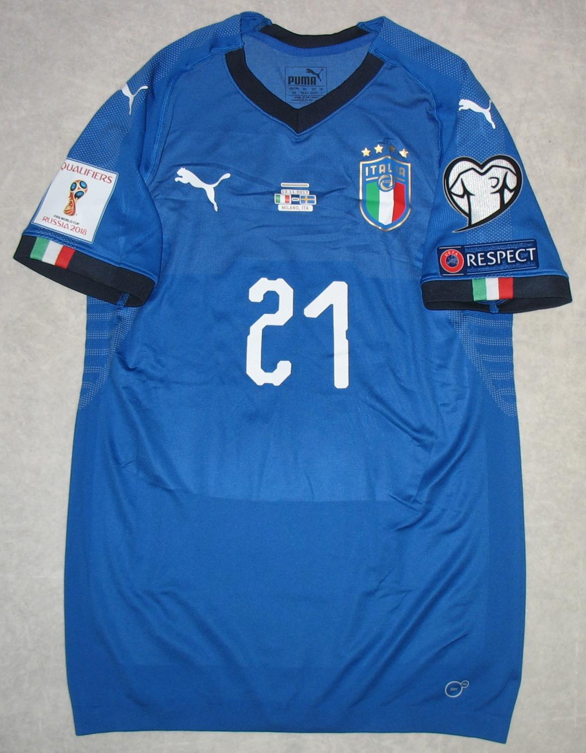 maillot de italie domicile 2017 rétro