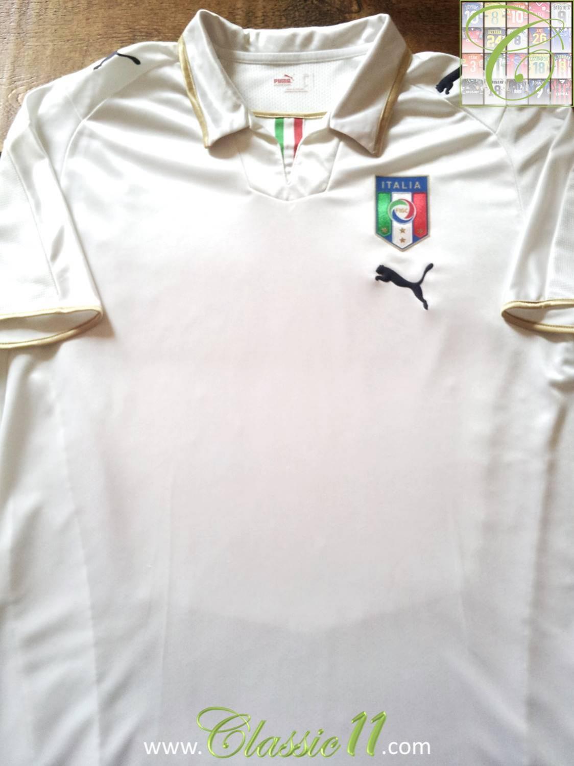 maillot de italie exterieur 2008-2010 rétro