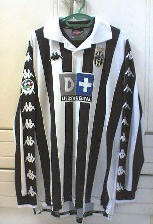 maillot de juventus fc domicile 1999-2000 rétro