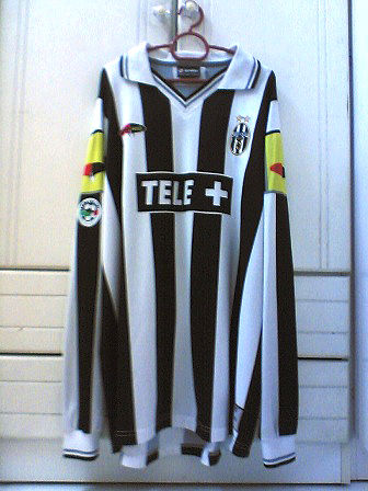 maillot de juventus fc domicile 2000-2002 rétro