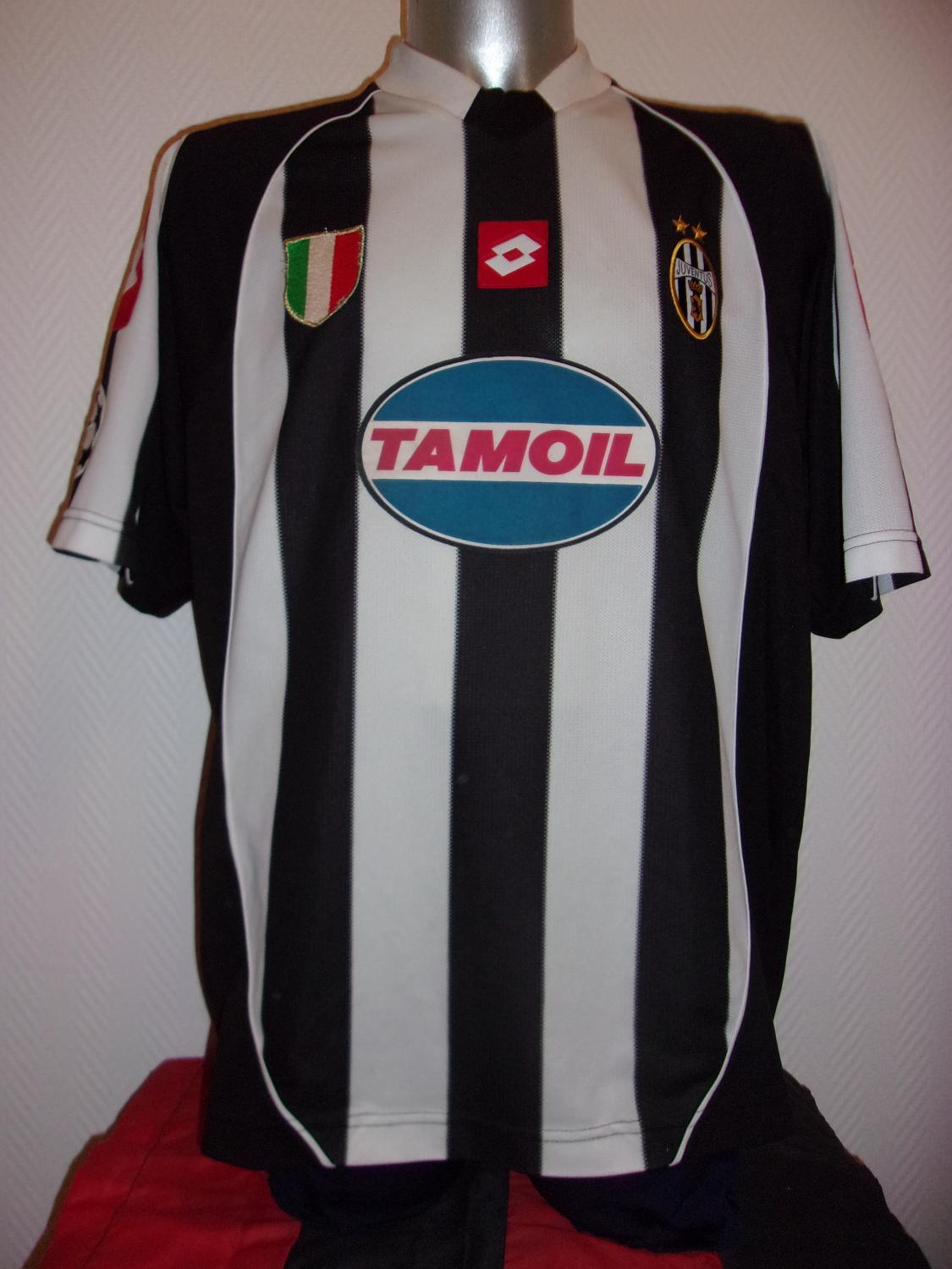 maillot de juventus fc domicile 2002-2003 rétro