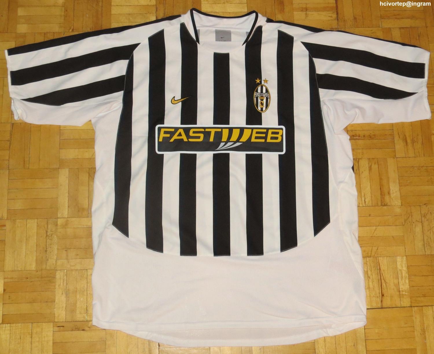 maillot de juventus fc domicile 2003-2004 rétro