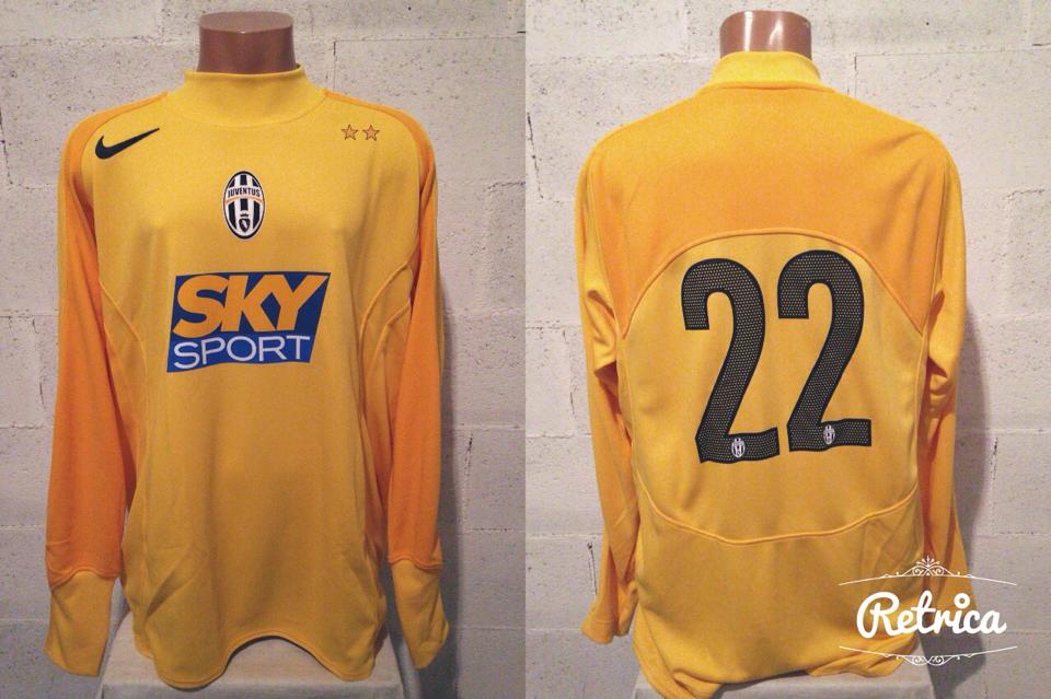 maillot de juventus fc gardien 2004-2005 rétro