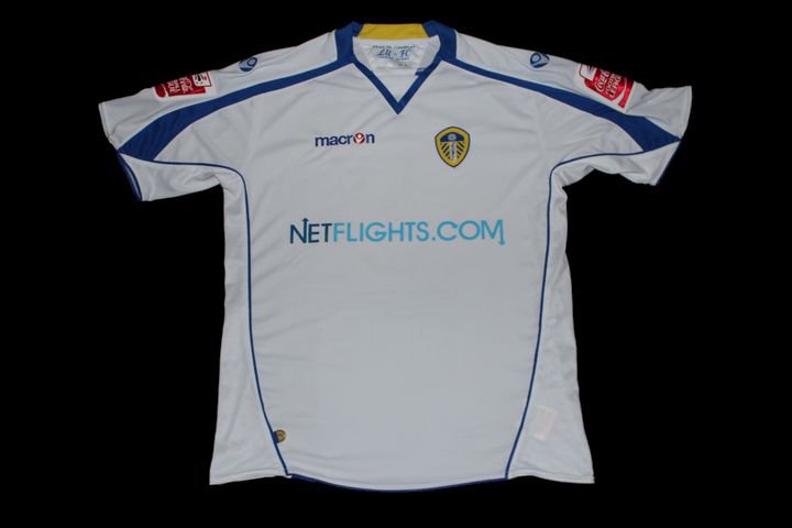 maillot de leeds united domicile 2008-2009 rétro