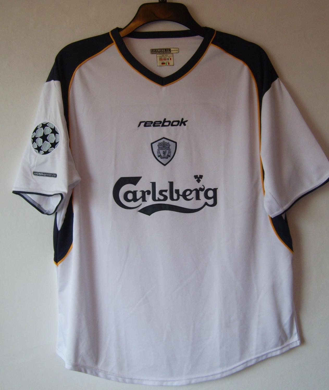 maillot de liverpool fc exterieur 2001-2003 pas cher