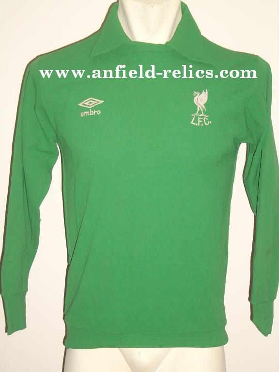 maillot de liverpool fc gardien 1977-1980 rétro