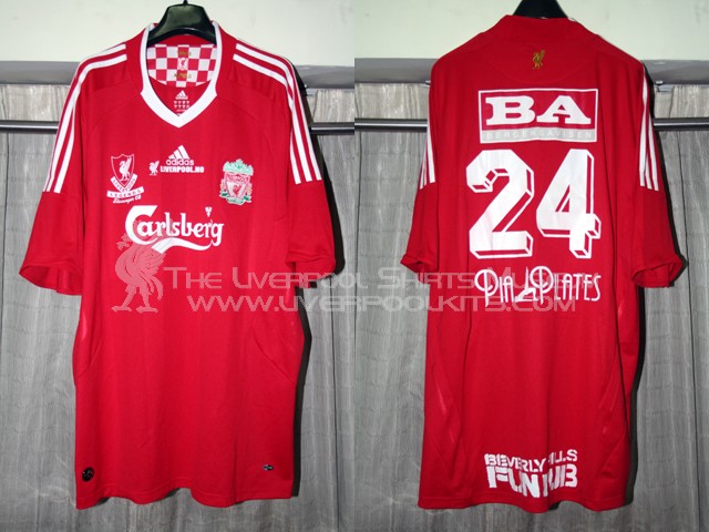 maillot de liverpool fc particulier 2008 pas cher