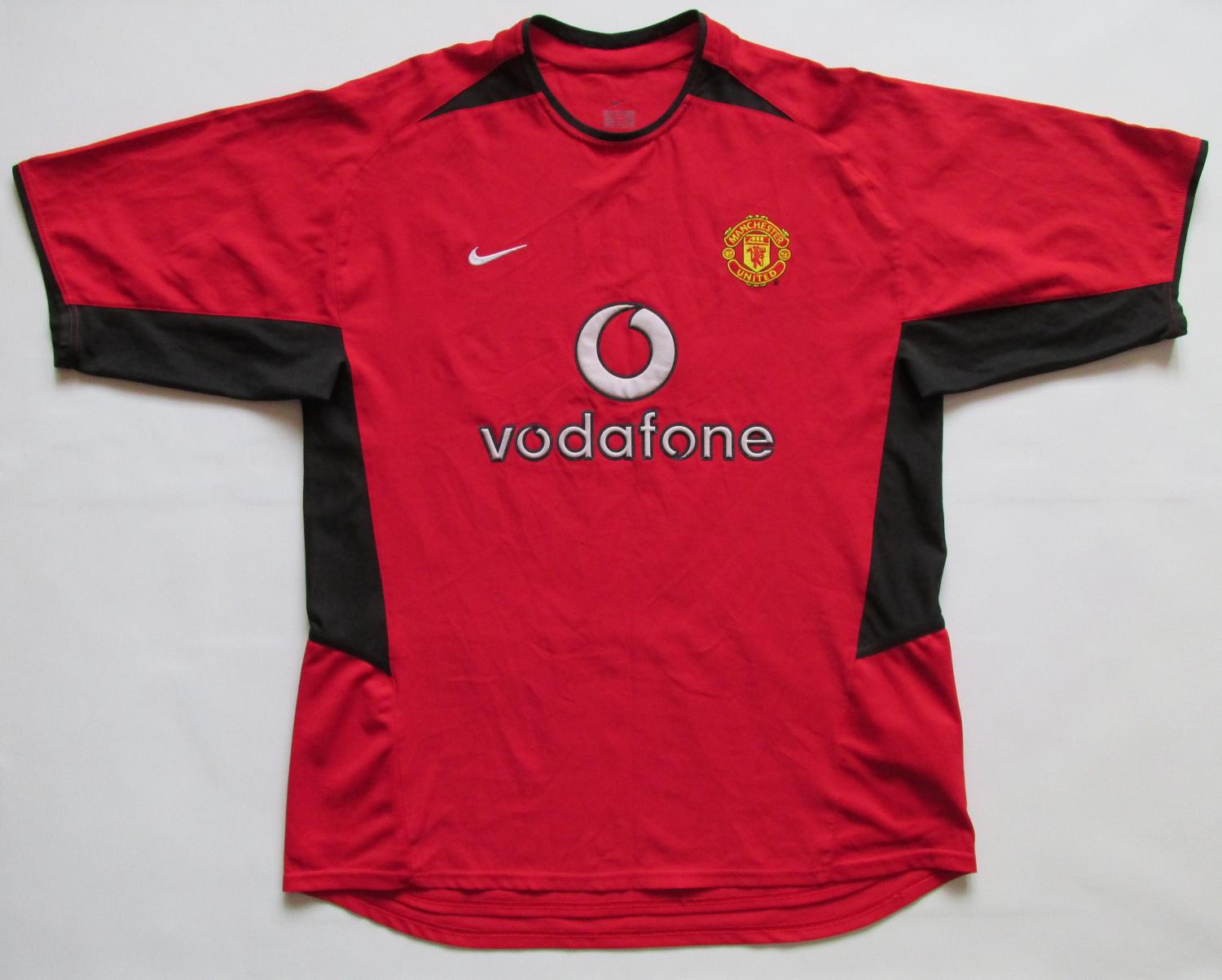 maillot de manchester united domicile 2002-2004 rétro