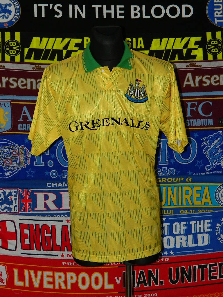 maillot de newcastle united réplique 1990-1993 rétro