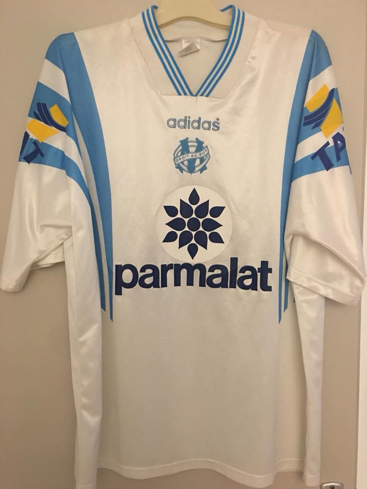 maillot de om domicile 1996-1997 pas cher