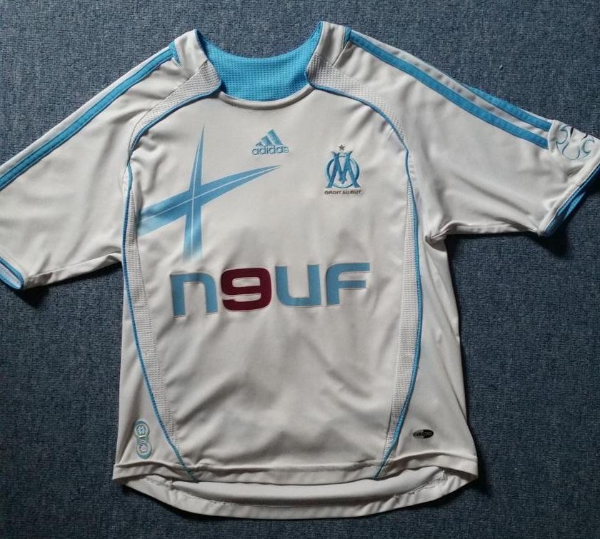 maillot de om domicile 2006-2007 rétro