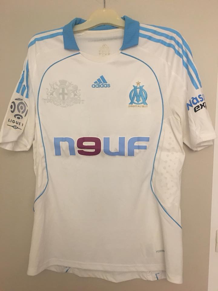 maillot de om domicile 2008-2009 rétro