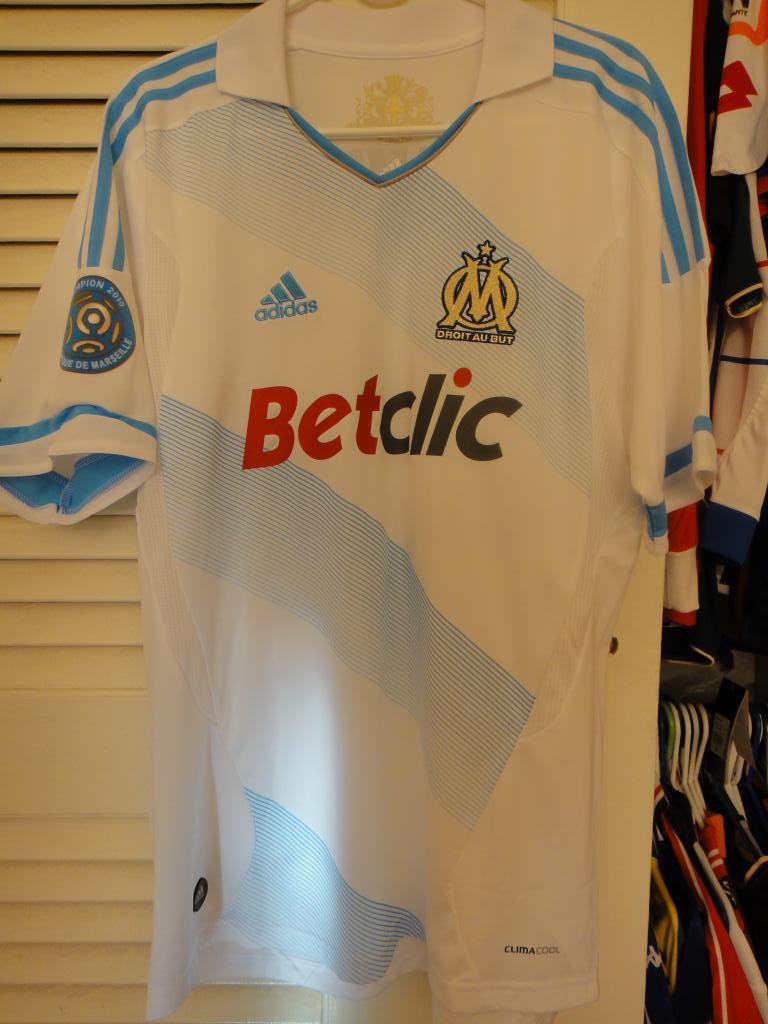 maillot de om domicile 2011-2012 rétro