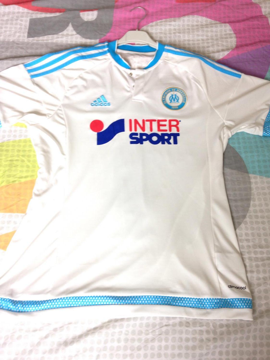 maillot de om domicile 2015-2016 rétro