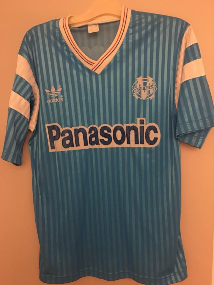 maillot de om exterieur 1990-1991 pas cher