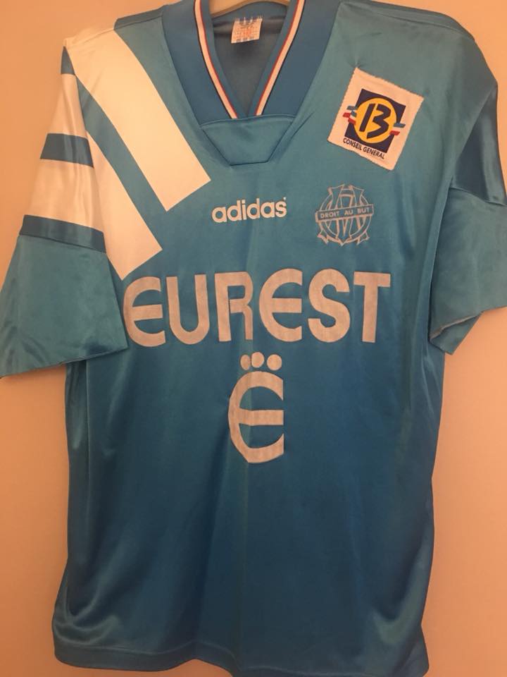 maillot de om exterieur 1993-1994 pas cher