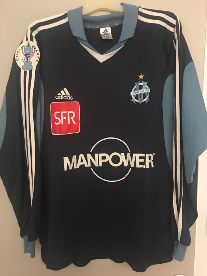 maillot de om exterieur 2001-2002 pas cher