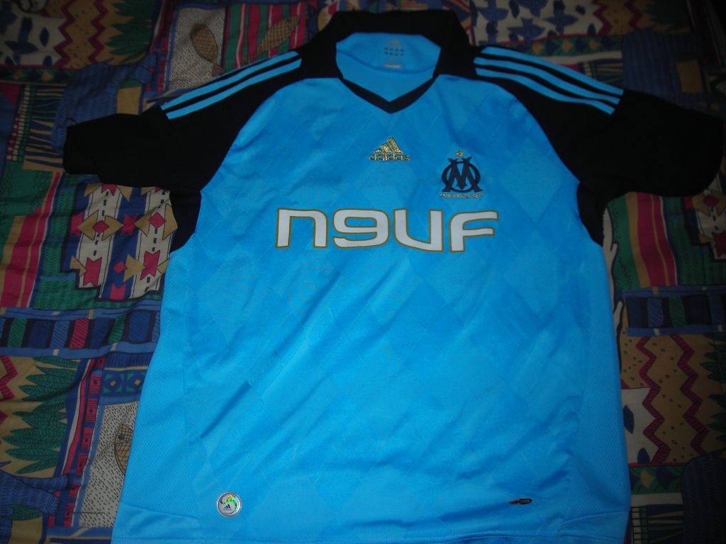 maillot de om exterieur 2008-2009 rétro