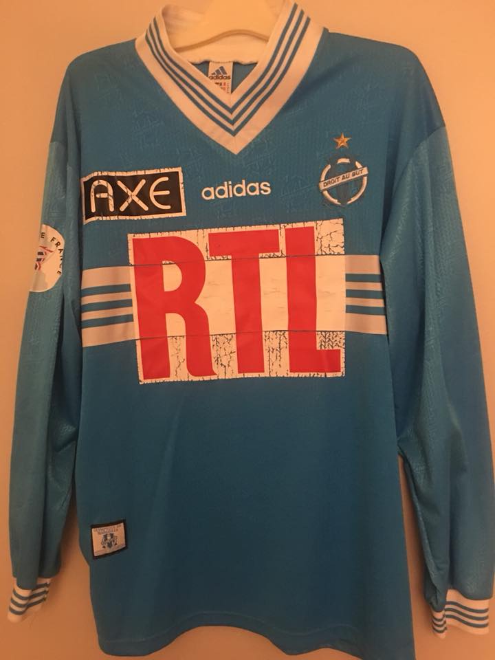 maillot de om réplique 1997-1998 pas cher