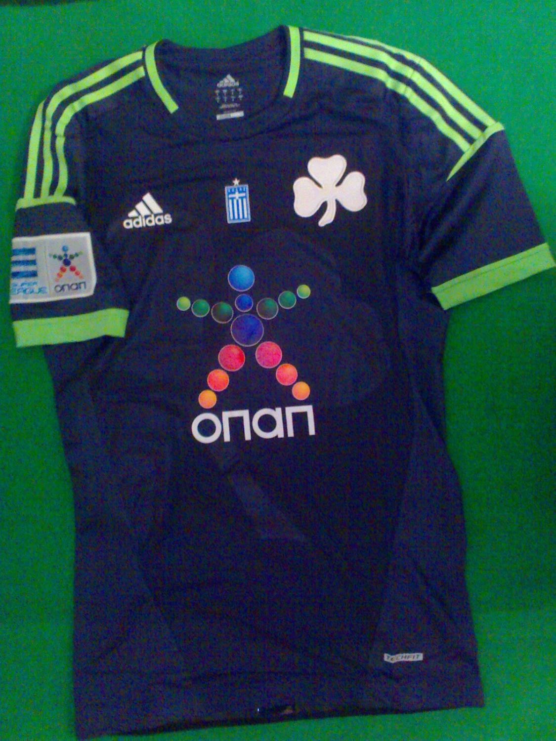 maillot de panathinaikos exterieur 2012-2013 rétro