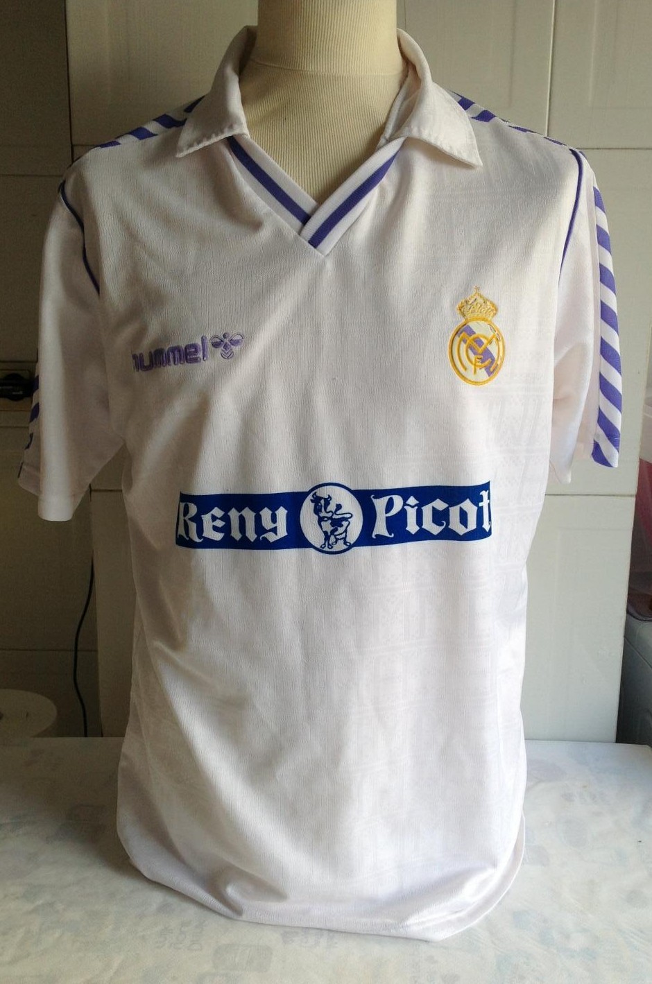 maillot de real madrid domicile 1989-1990 rétro