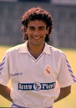 maillot de real madrid domicile 1989-1990 rétro