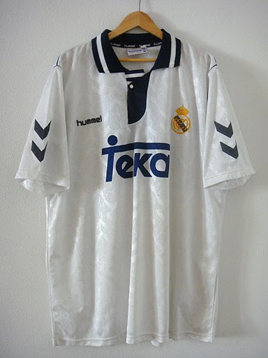 maillot de real madrid domicile 1992-1993 rétro