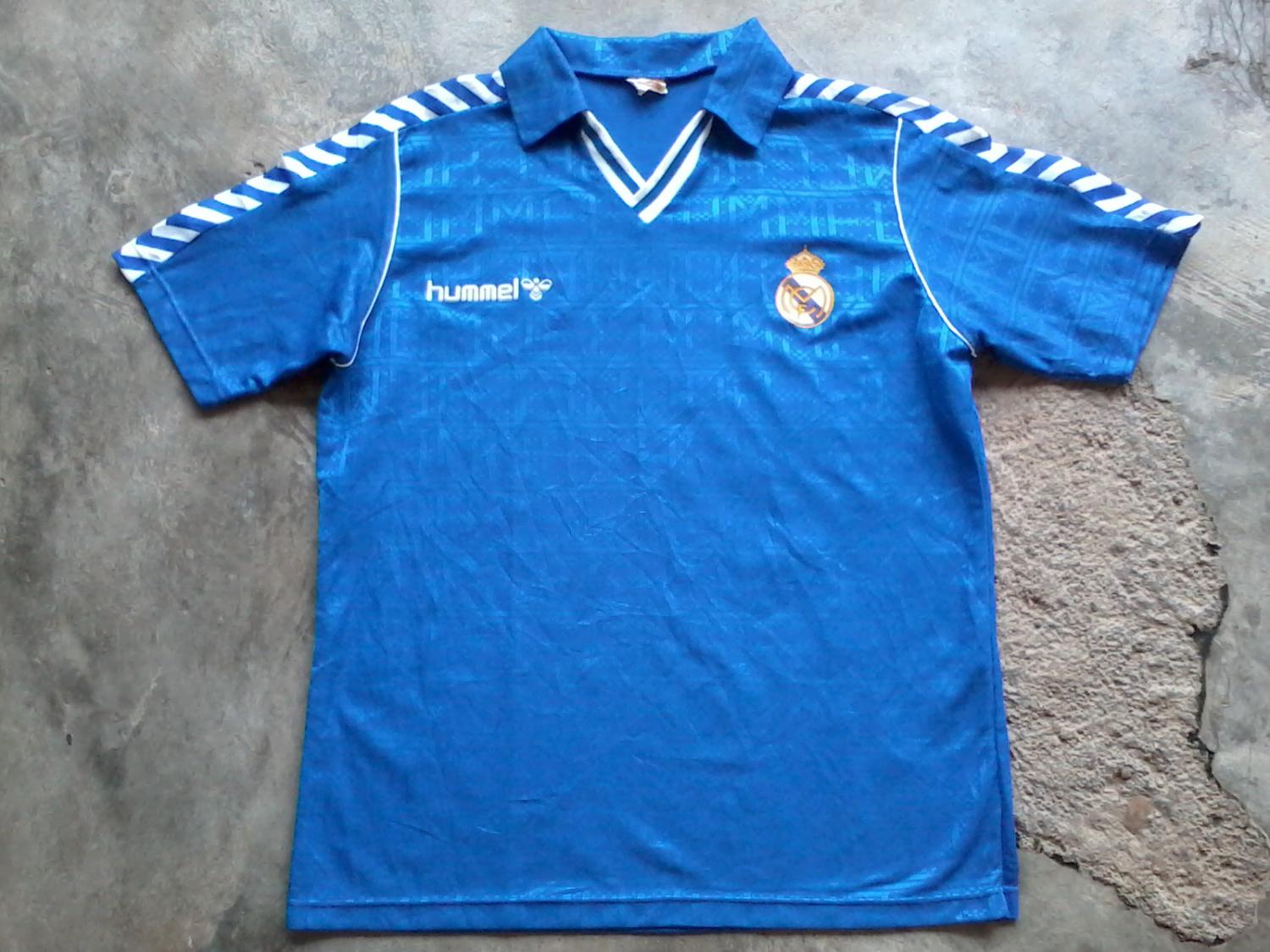 maillot de real madrid exterieur 1987-1991 rétro