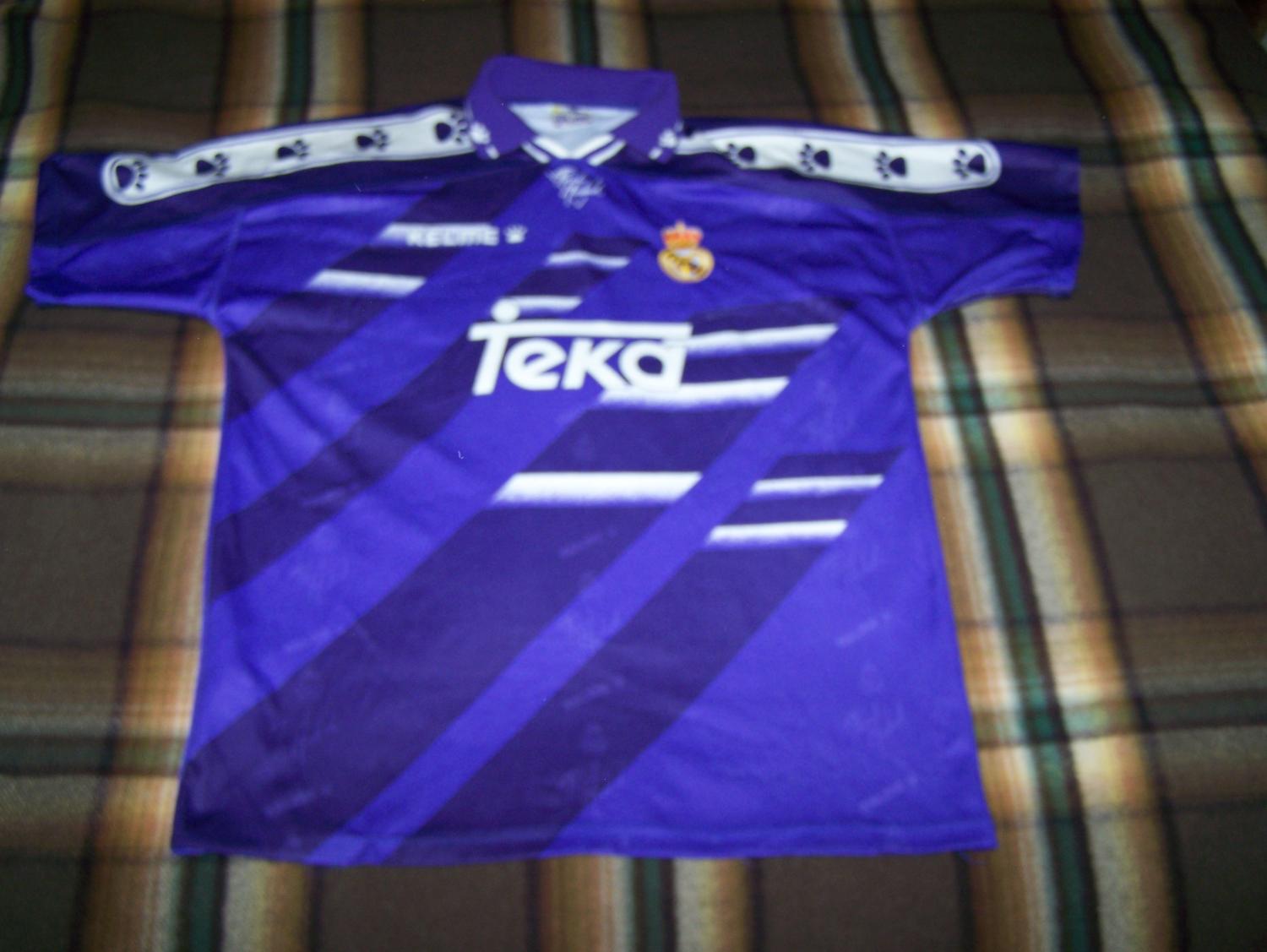 maillot de real madrid exterieur 1994-1996 rétro