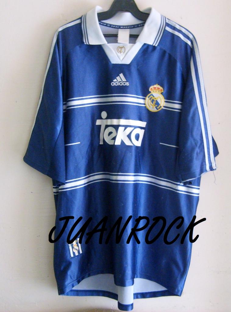 maillot de real madrid exterieur 1998-1999 rétro