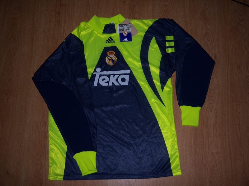 maillot de real madrid gardien 1998-1999 rétro