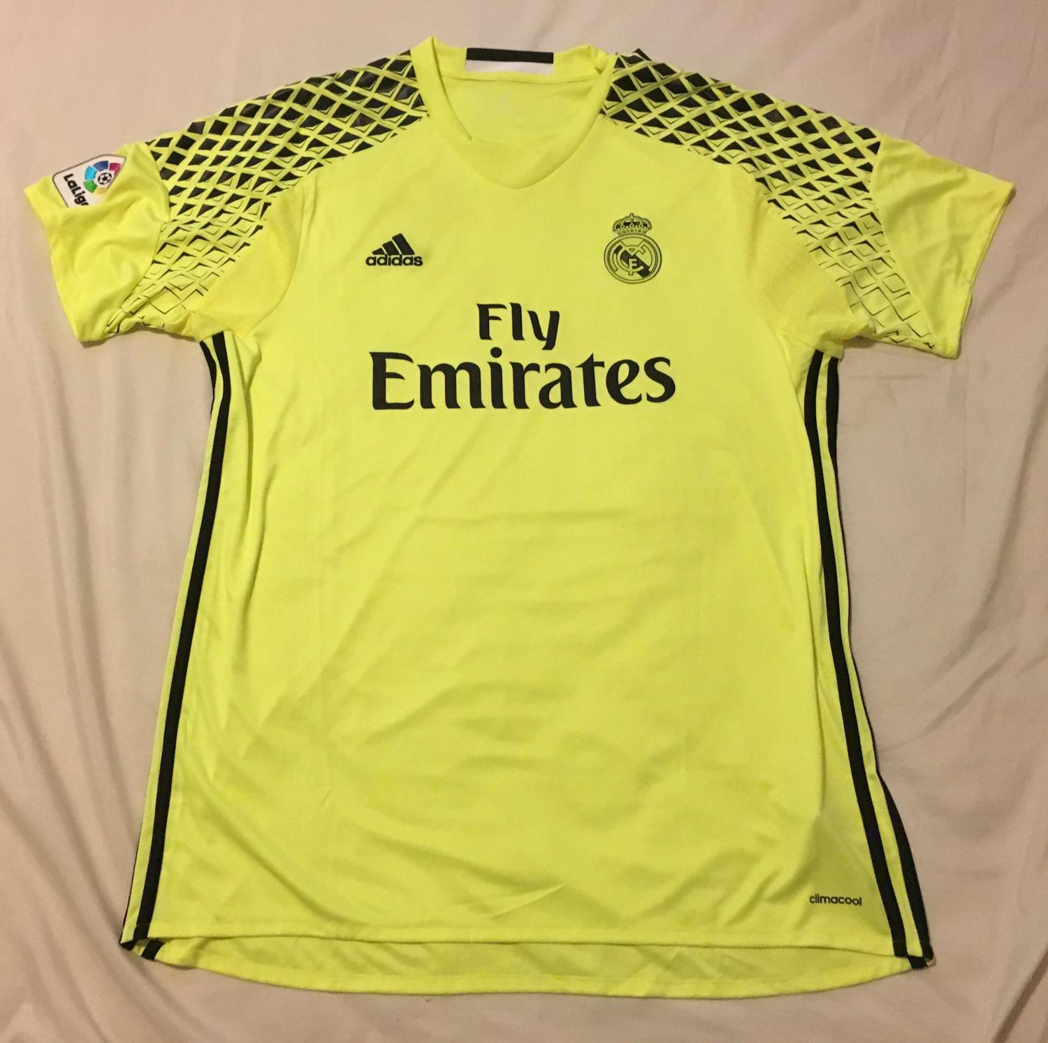 maillot de real madrid gardien 2016-2017 rétro