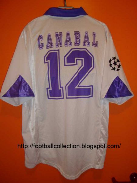 maillot de real madrid réplique 1997-1998 rétro