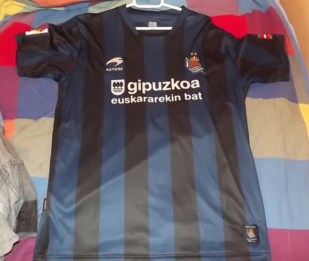 maillot de real sociedad exterieur 2010-2011 rétro