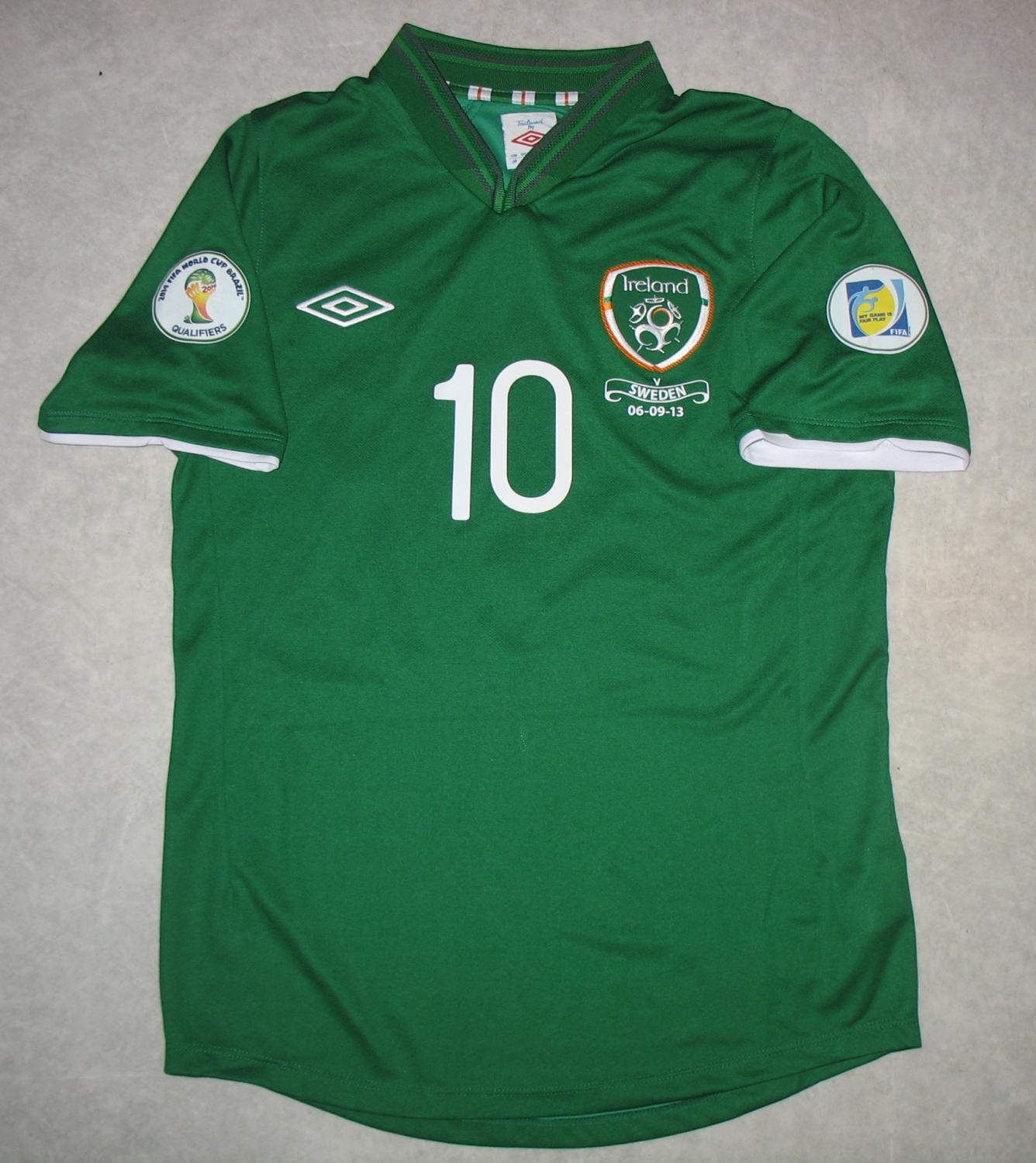 maillot de république d'irlande domicile 2013 rétro