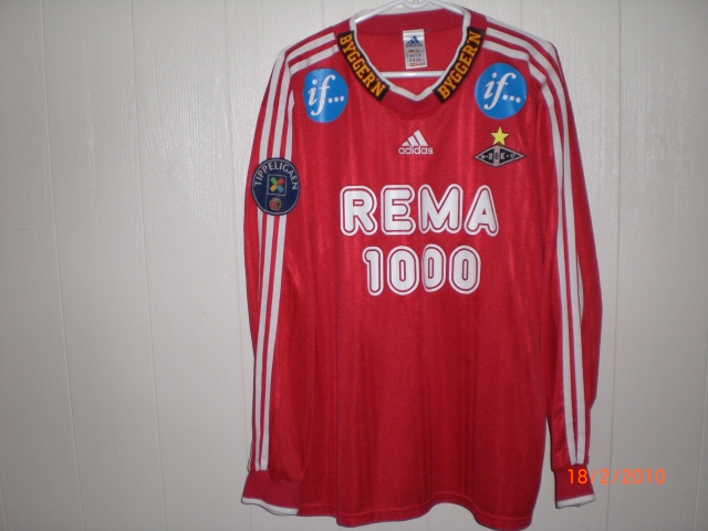 maillot de rosenborg bk exterieur 2001 pas cher