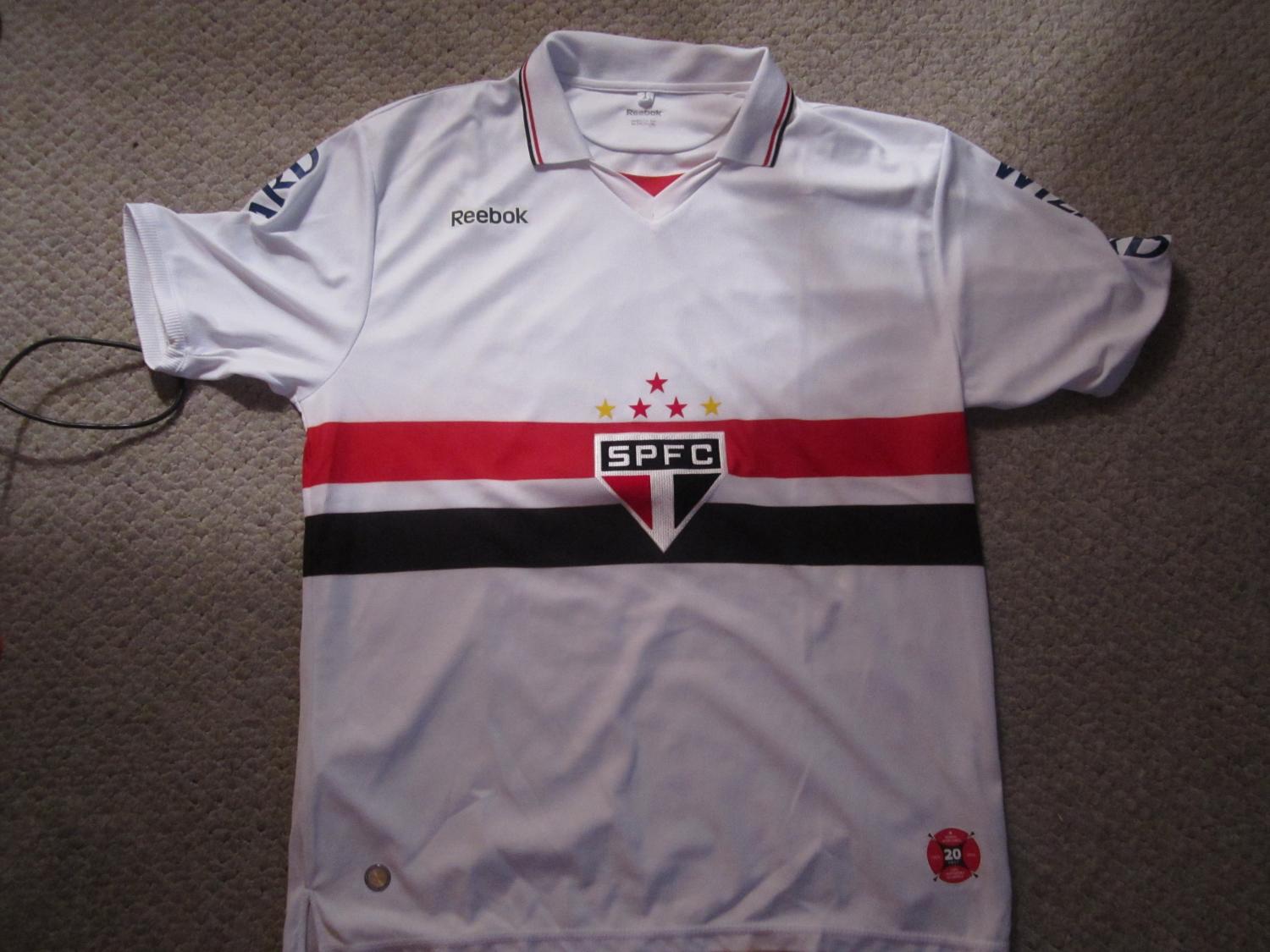 maillot de são paulo fc domicile 2012 rétro