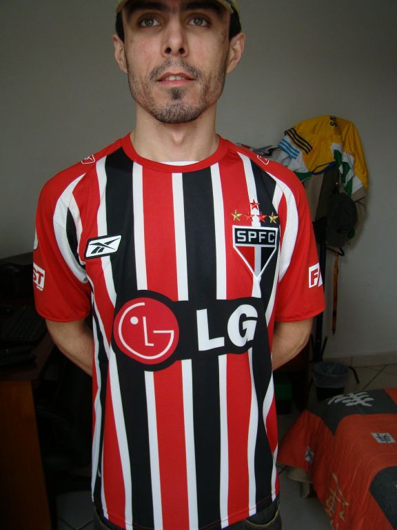 maillot de são paulo fc exterieur 2008 rétro