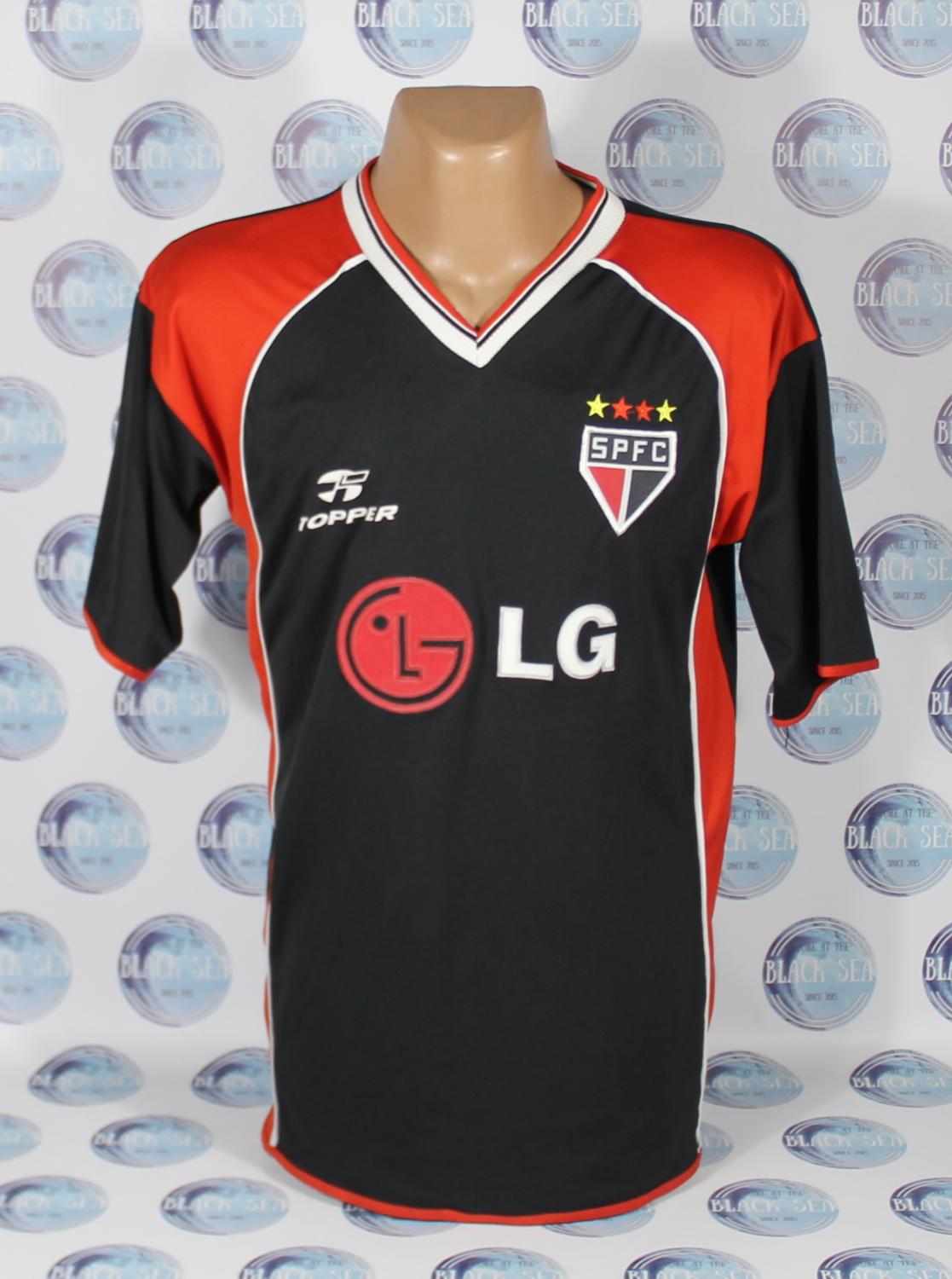 maillot de são paulo fc particulier 2004 rétro