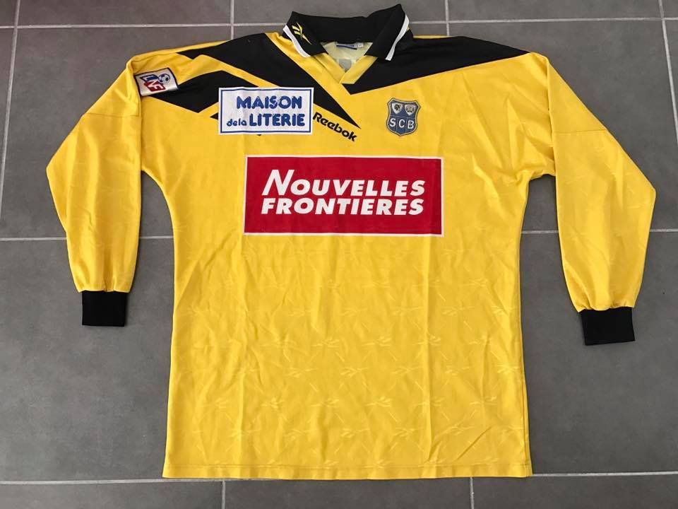 maillot de sc bastia exterieur 1998-1999 rétro