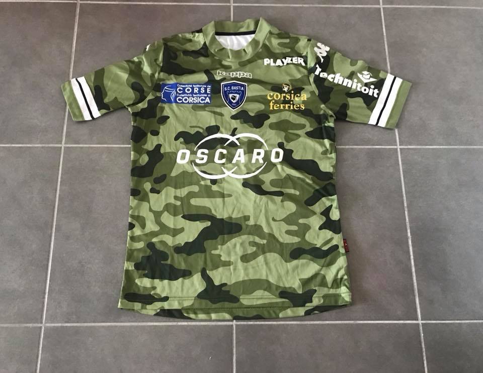 maillot de sc bastia third 2013-2014 rétro