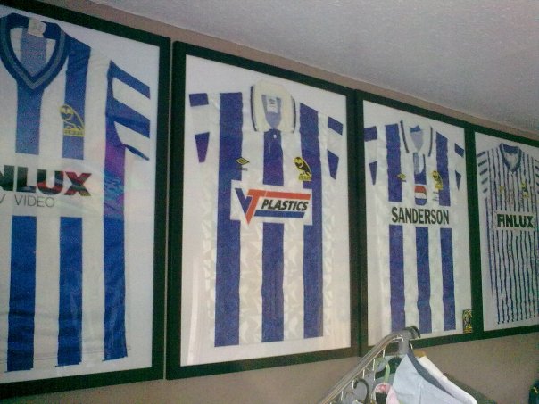 maillot de sheffield wednesday domicile 1981-1990 pas cher